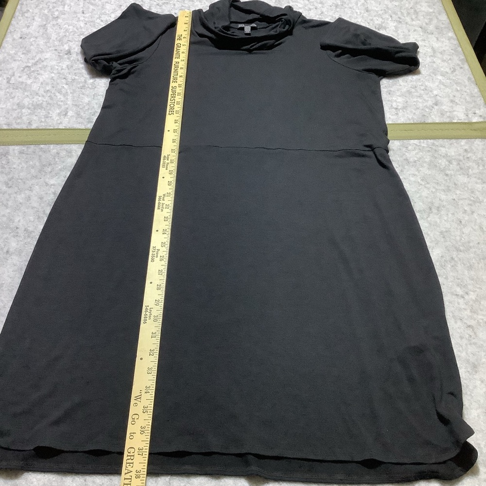 Eileen Fisher Black Long Sleeve Dress - Picture 4 of 6